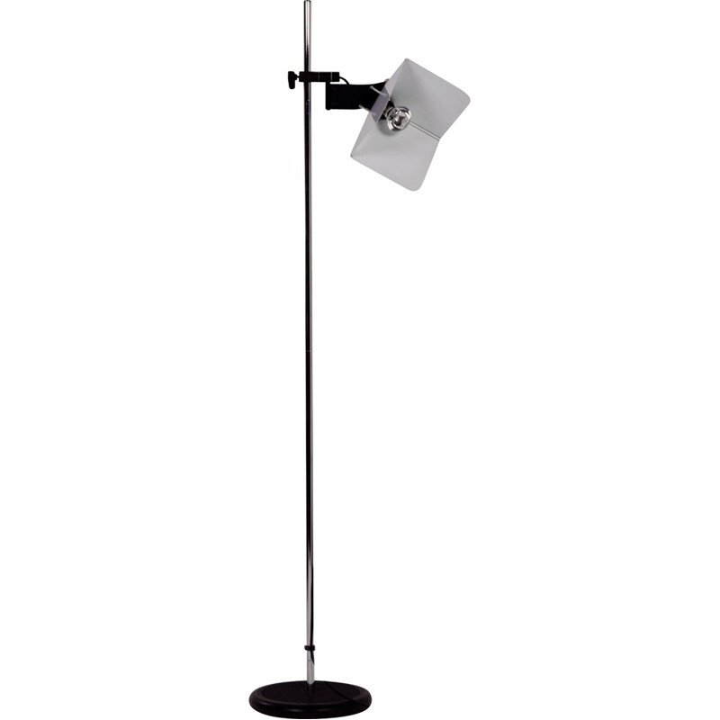 White "Triedo" floor Lamp by Joe Colombo for Stilnovo - 1970s