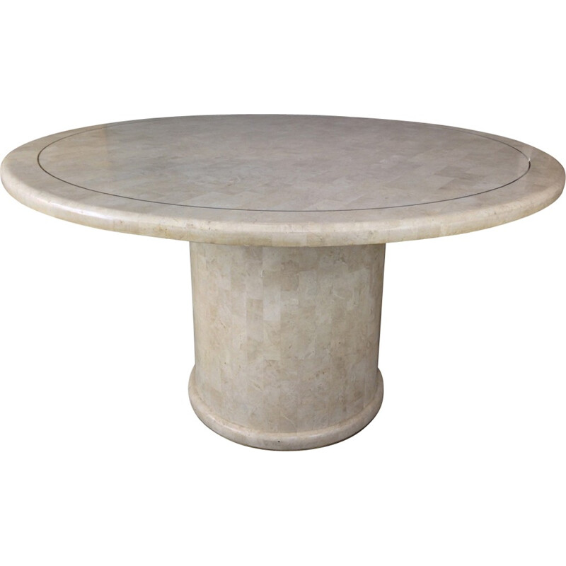 Mid-century Brass round table - 1970s