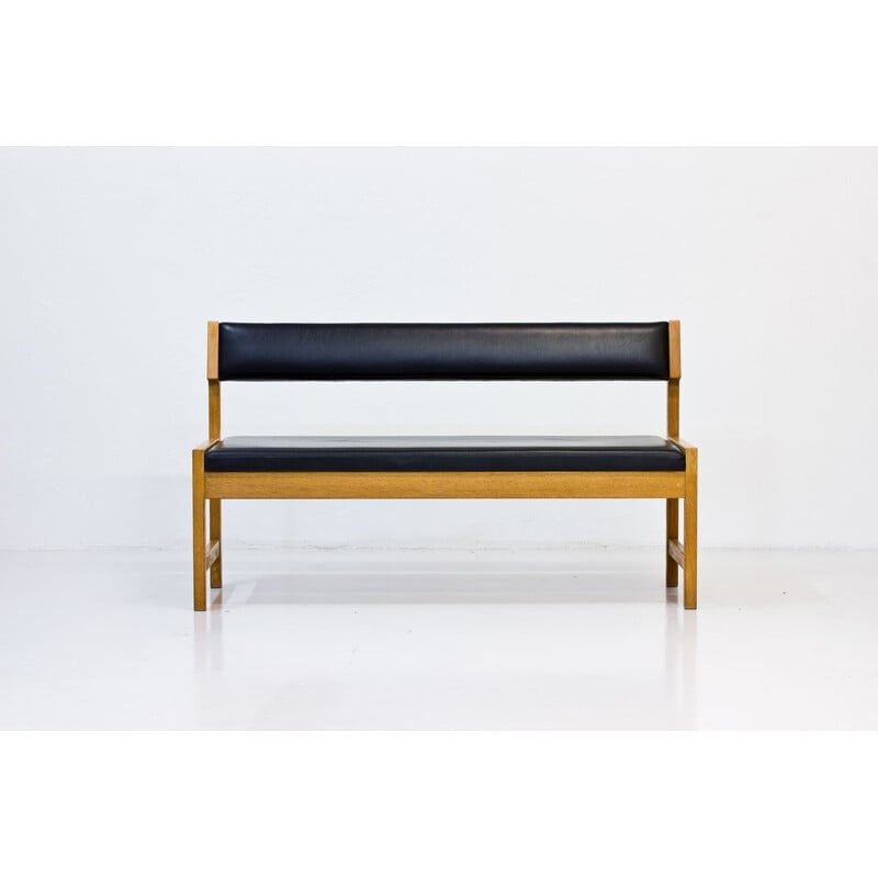 Vintage Oak bench by Børge Mogensen - 1960s