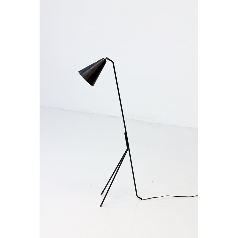 Metal Tripod Floor Lamp by Svend Aage Holm Sørensen - 1950s