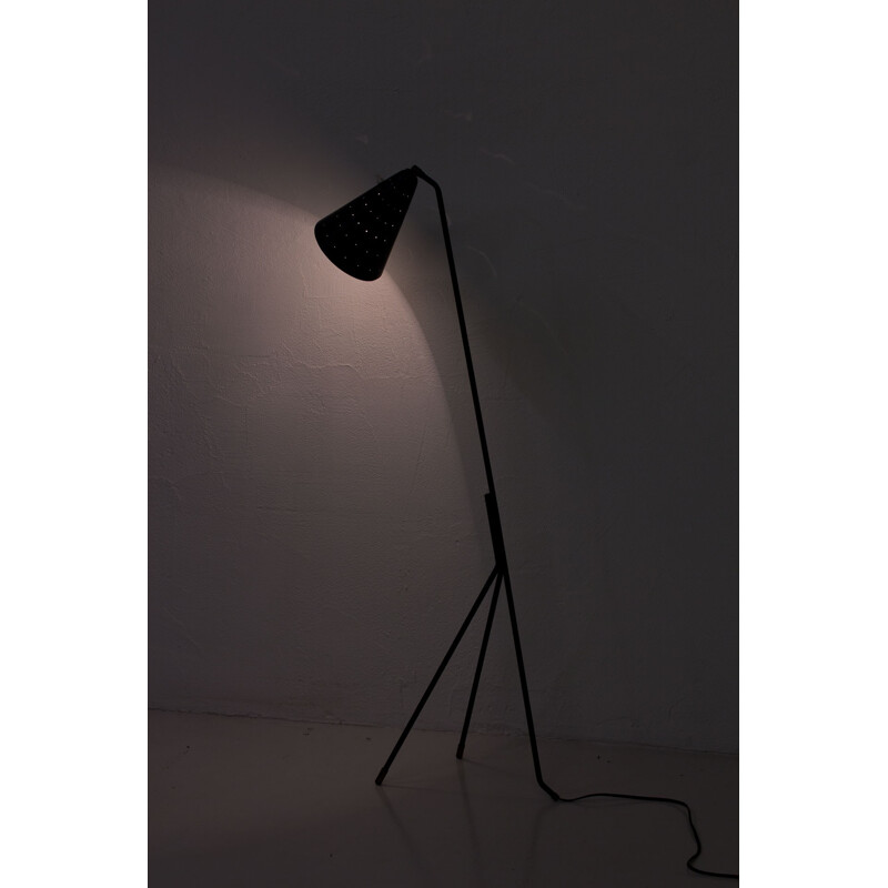 Metal Tripod Floor Lamp by Svend Aage Holm Sørensen - 1950s