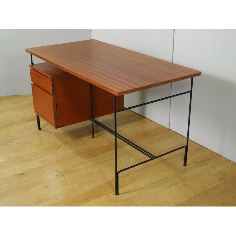 Vintage Desk by Pierre Guariche for Minvielle - 1950s