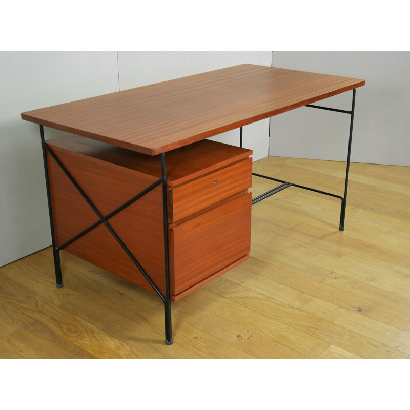 Vintage Desk by Pierre Guariche for Minvielle - 1950s