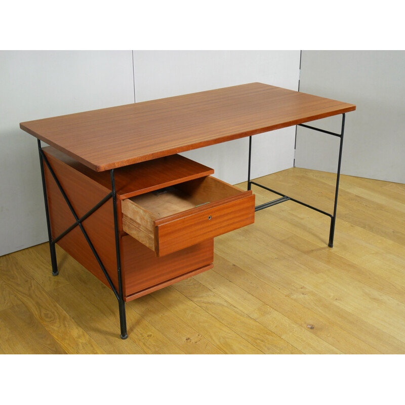 Bureau vintage par Pierre Guariche pour Minvielle - 1950