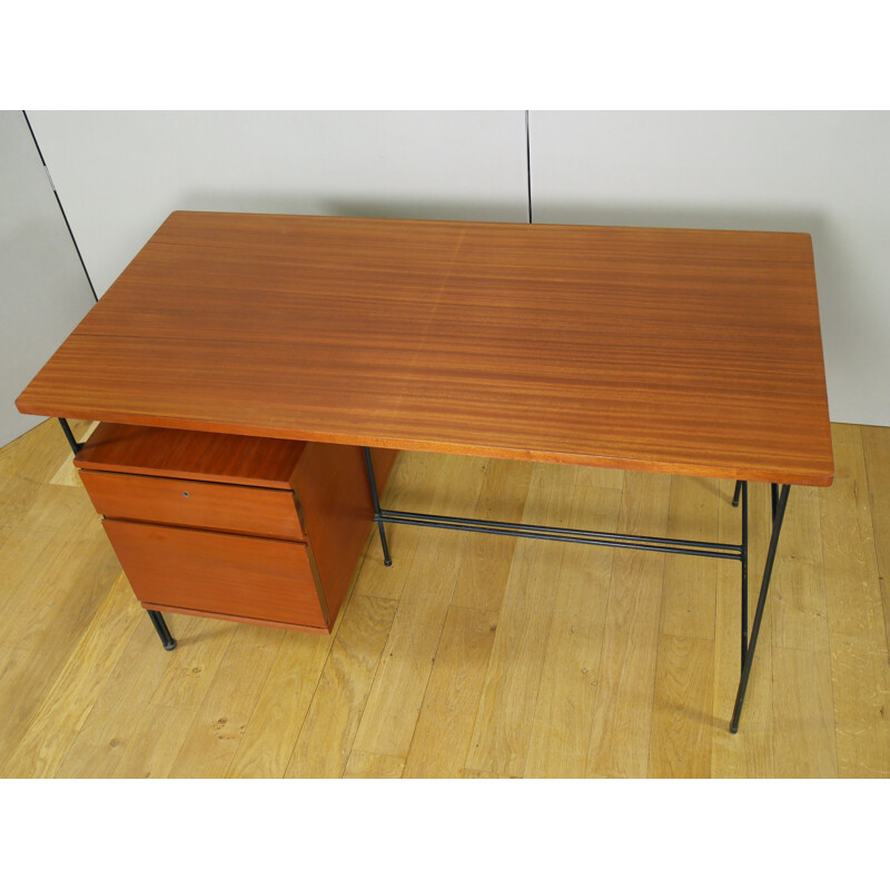 Vintage Desk by Pierre Guariche for Minvielle - 1950s