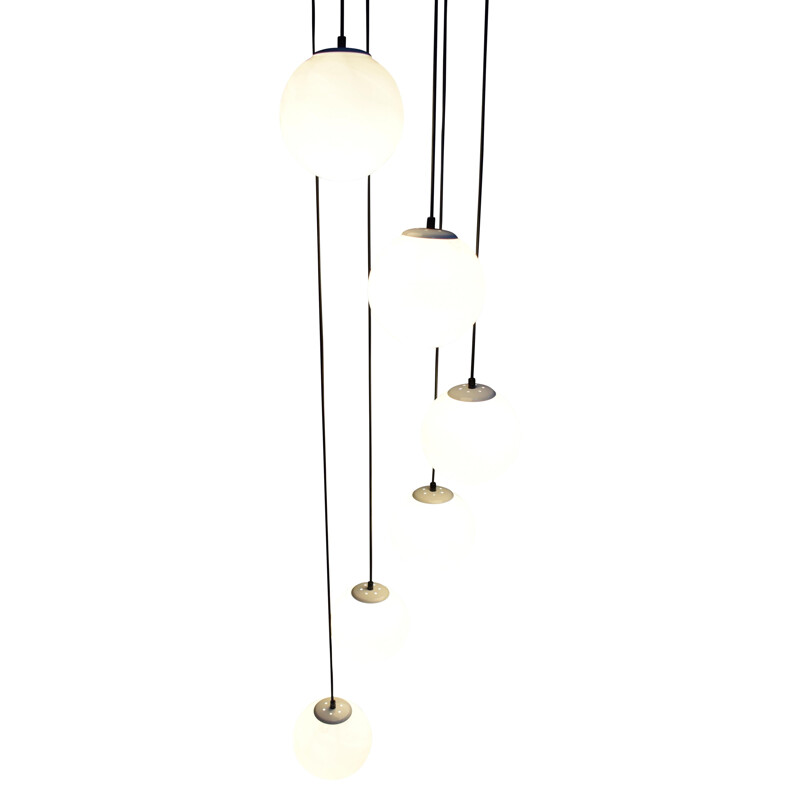 Vintage dutch chandelier by Raak Amsterdam - 1960s