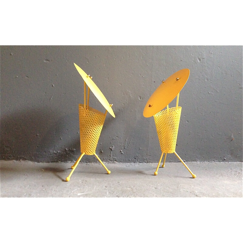 Pair of vintage lamp by Jacques Biny - 1950s