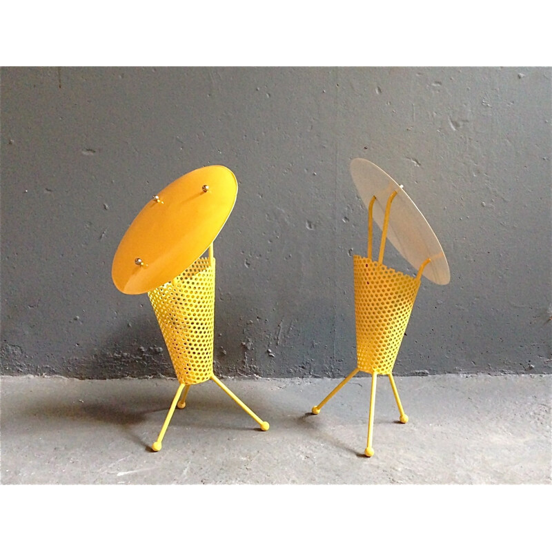 Pair of vintage lamp by Jacques Biny - 1950s