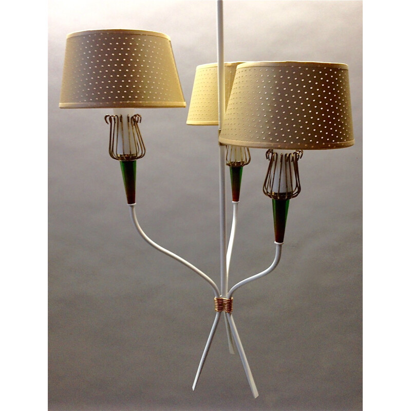 Vintage french chandelier by Maison Lunel - 1950s