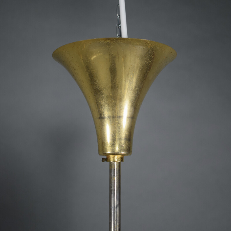 Mid-century brass chandelier for Eon - 1960s