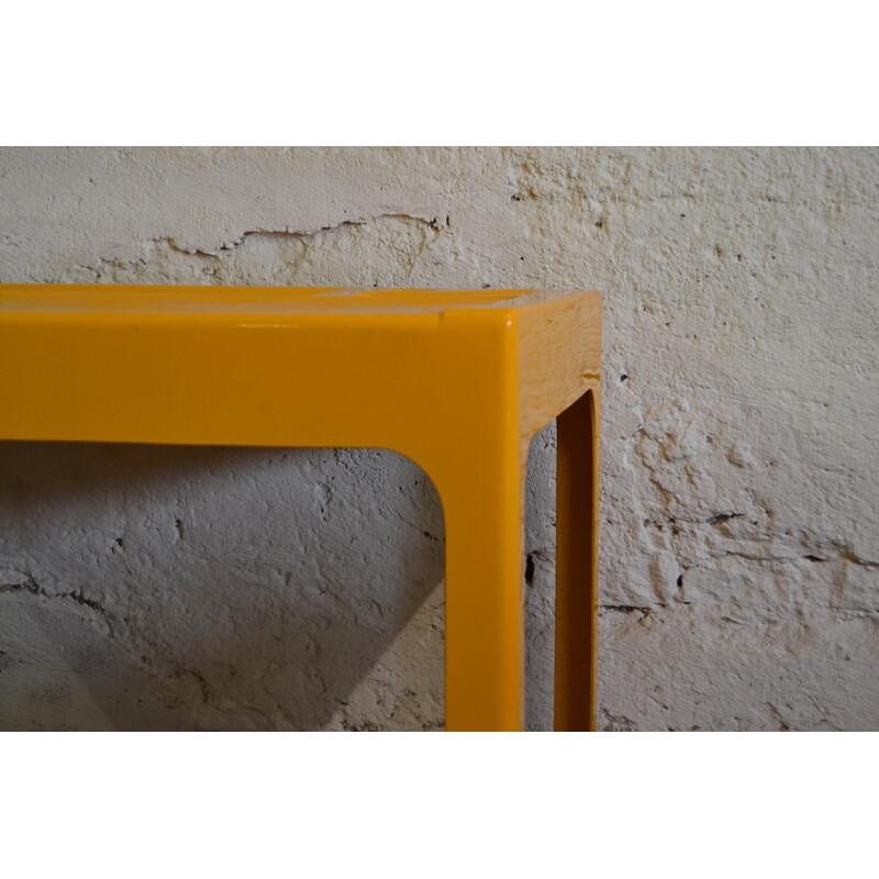 Desk "Ozoo" in polyster and orange fiberglass, Marc BERTHIER - 1960s