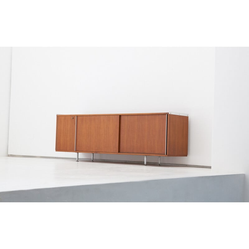 Italian vintage walnut sideboard by Alberto Rosselli for Gio Ponti - 1950s