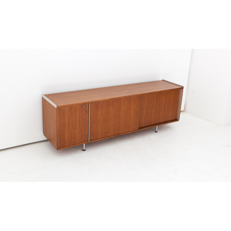 Italian vintage walnut sideboard by Alberto Rosselli for Gio Ponti - 1950s