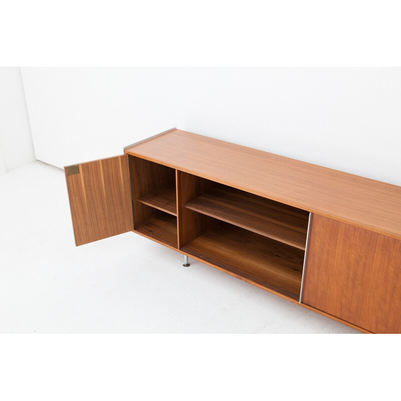 Italian vintage walnut sideboard by Alberto Rosselli for Gio Ponti - 1950s