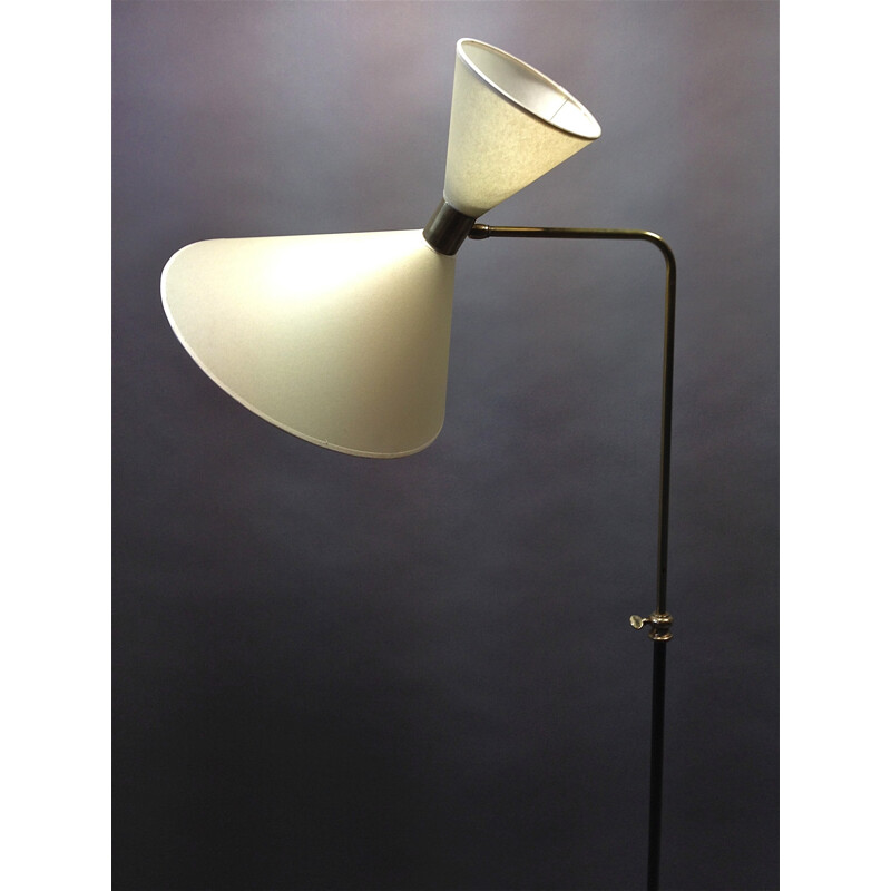 Mid-century adjustable floor lamp - 1950s