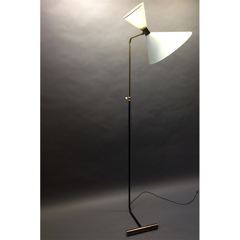 Mid-century adjustable floor lamp - 1950s