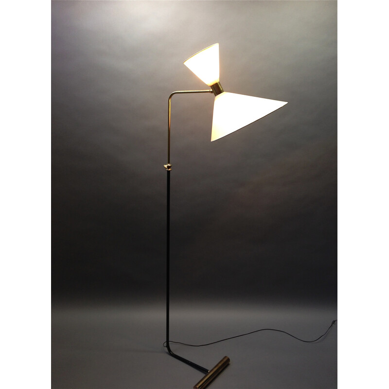 Mid-century adjustable floor lamp - 1950s