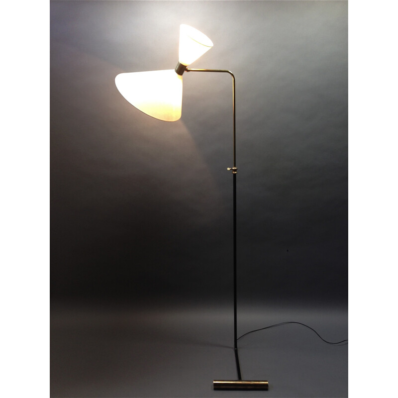 Mid-century adjustable floor lamp - 1950s