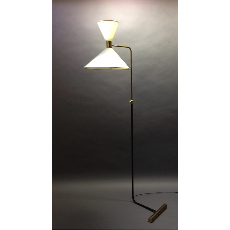 Mid-century adjustable floor lamp - 1950s