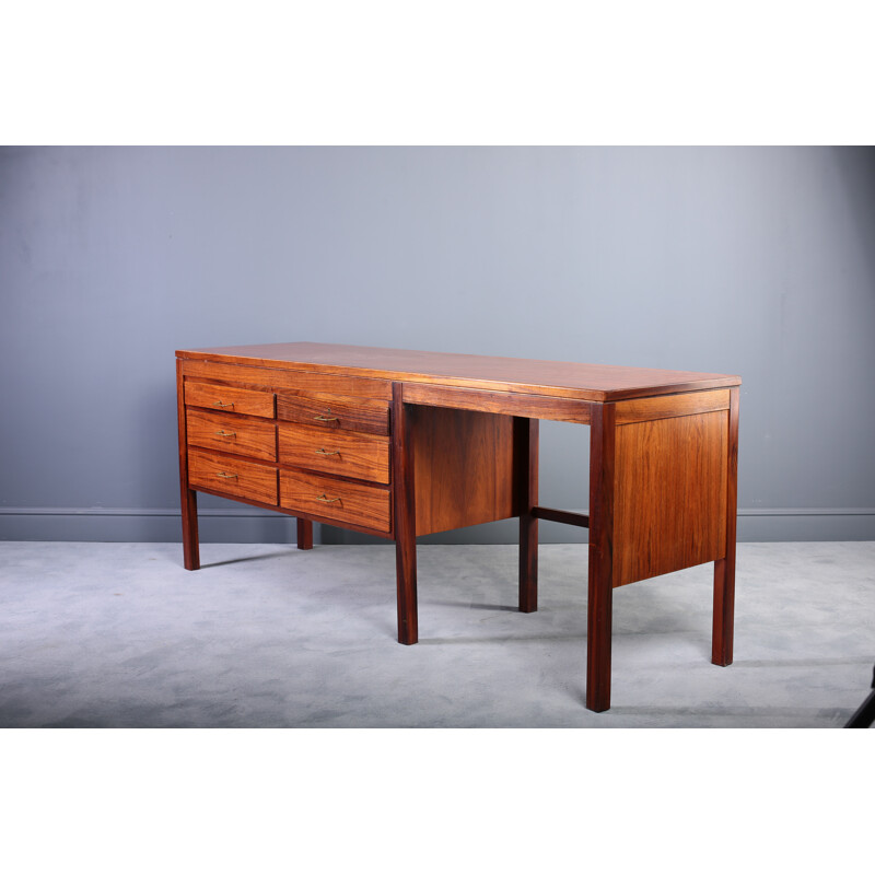 Vintage Rosewood Dresser Vanity - 1960s