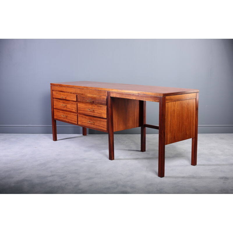 Vintage Rosewood Dresser Vanity - 1960s