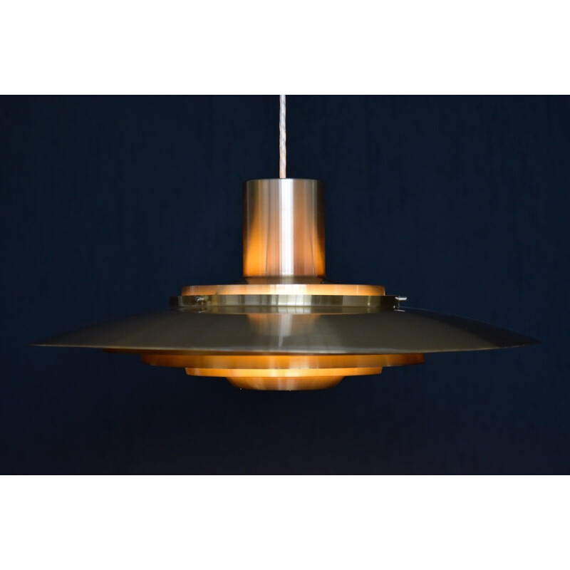 Vintage pendant ceiling lamp by Preben Fabricius & Jørgen Kastholm for Nordisk Solar - 1960s