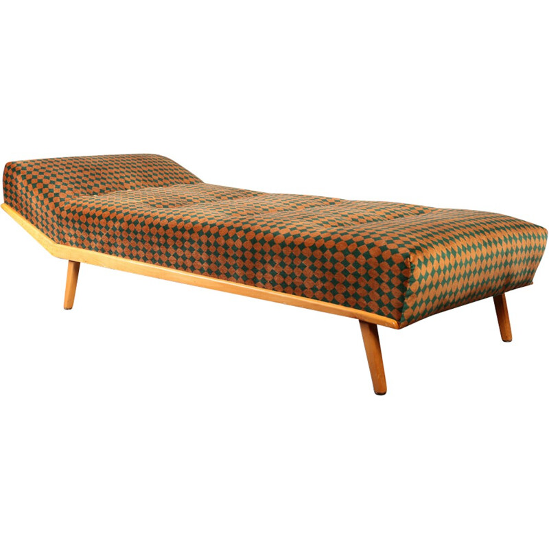 Méridienne Vintage Scandinave en Chêne - 1960