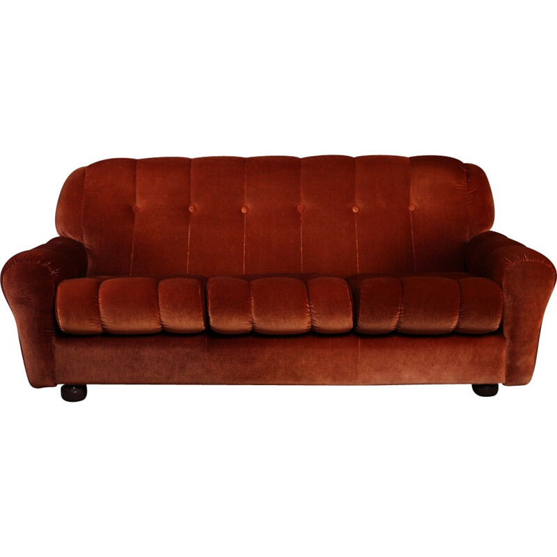 Vintage Italian 3 Seater Sofa - 1970s