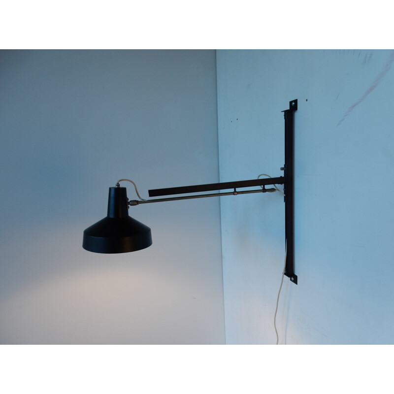 Vintage wall lamp by Hiemstra Evolux, Netherlands - 1960