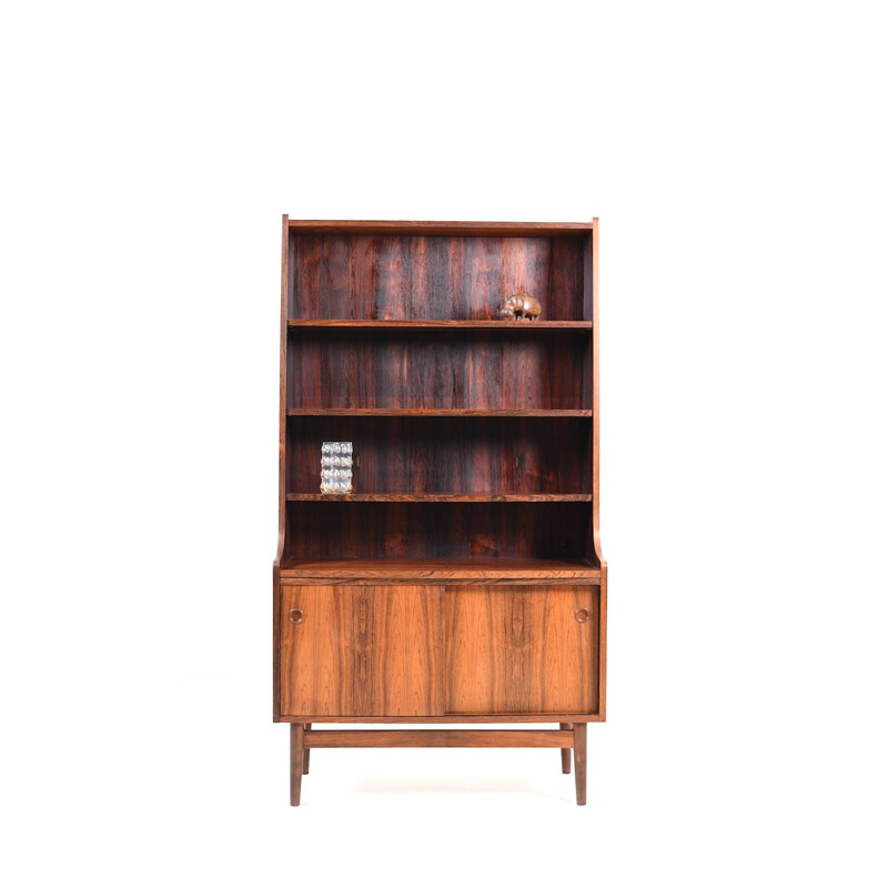 Vintage Danish Rosewood Bookcase - 1960s