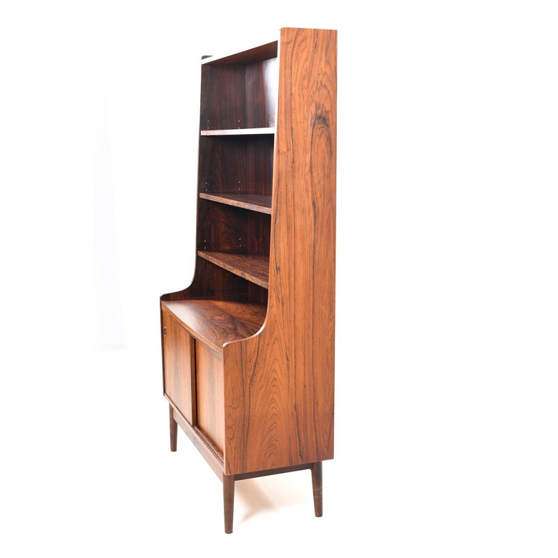 Vintage Danish Rosewood Bookcase - 1960s