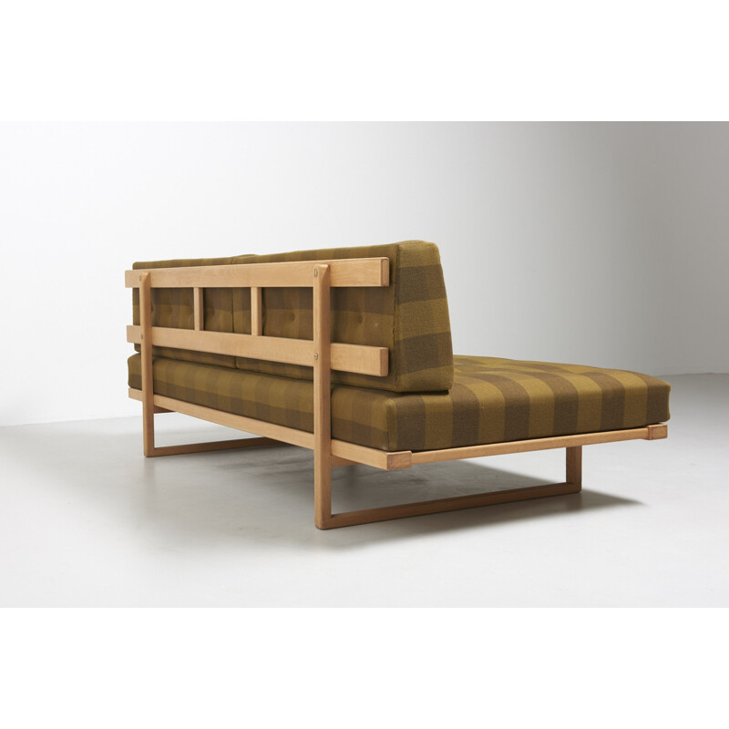 Canapé ou lit de repos en chêne vintage Modèle 191 par Børge Mogensen pour Fredericia Stolefabrik - 1950