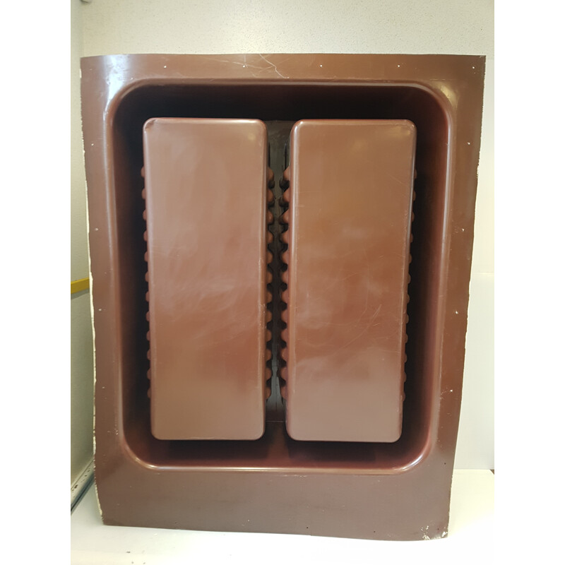 Vintage cabinet in molded plastic, Somop edition, 1970