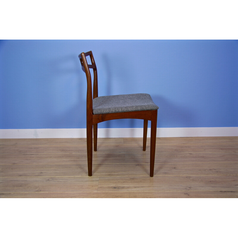 Mid-century Danish dining chairs in teak by Johannes Andersen - 1960s