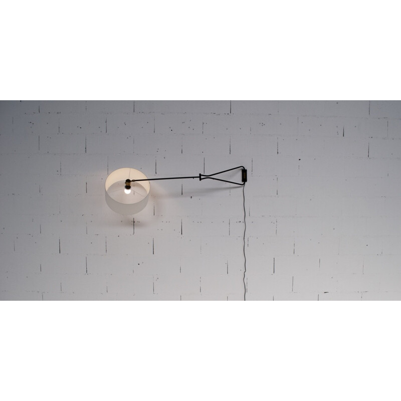 Orientable mid-century wall lamp for Lunel - 1950s
