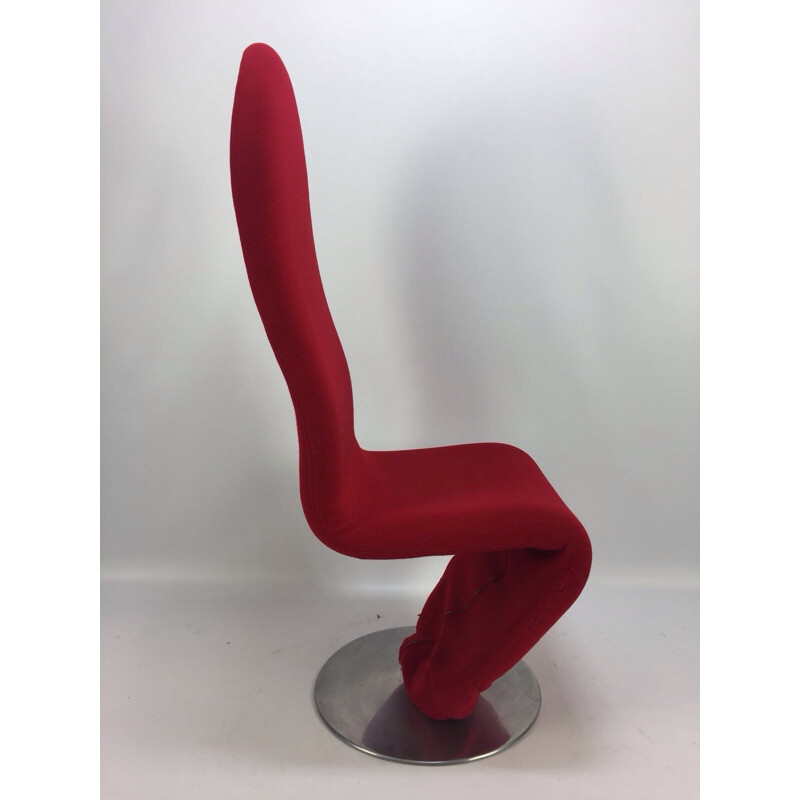 Set van 4 vintage System 1-2-3 stoelen van Verner Panton voor Fritz Hansen, 1970