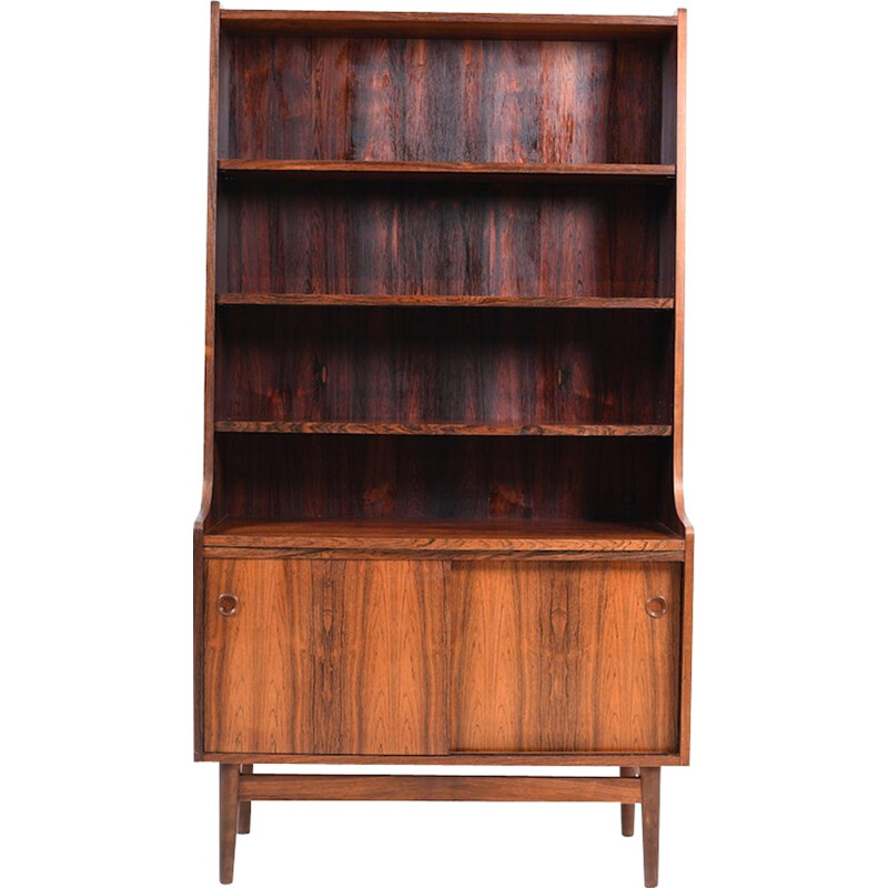 Vintage Danish Rosewood Bookcase - 1960s