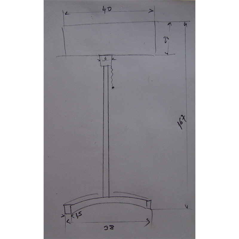 Vintage "Fatus" floor lamp - 1950s