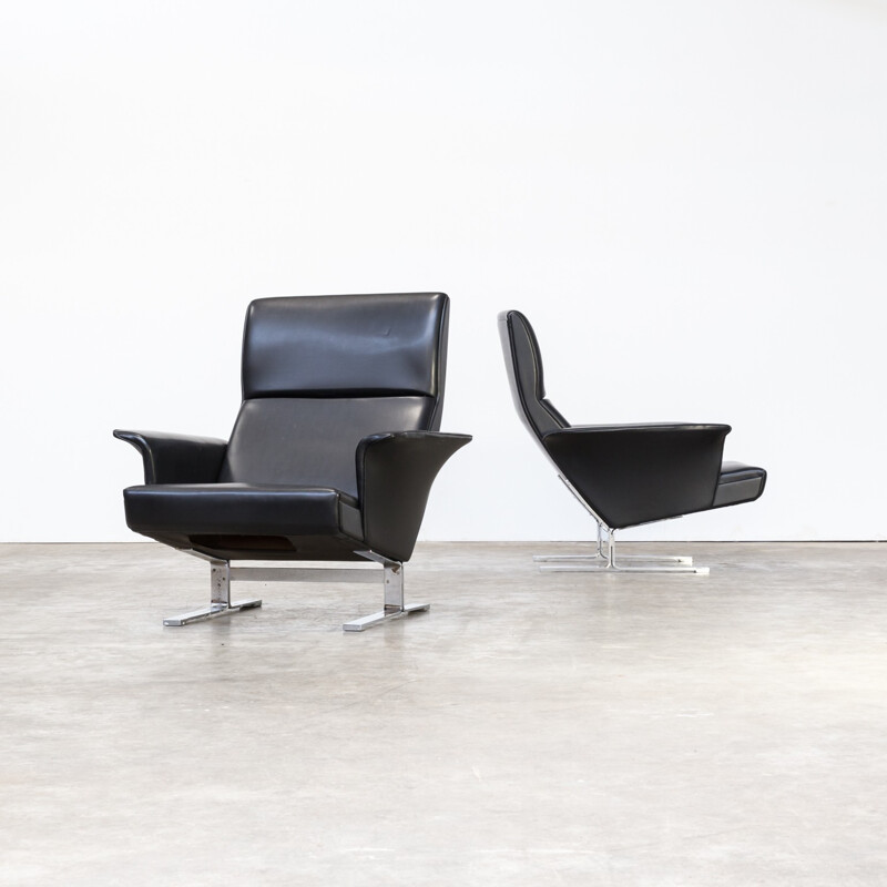 Vintage pair of lounge chairs by Georg Thams for Vejen Polstermobelfabrik AS - 1970s