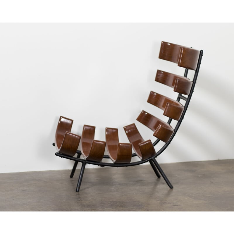 Vintage Rib chair by Martin Eisler and Carlo Hauner - 1960s