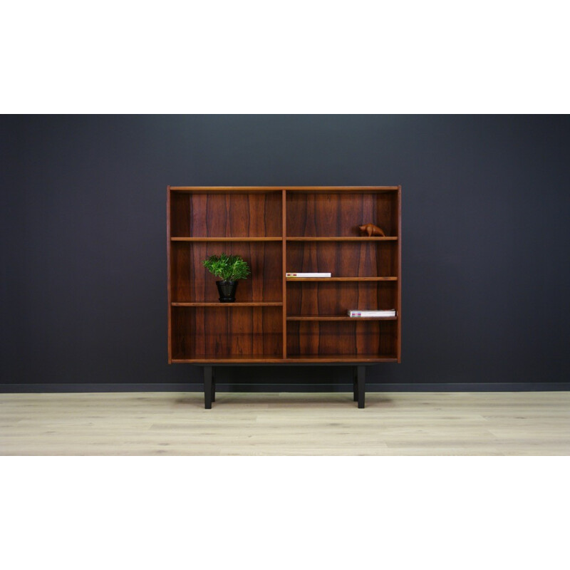 Scandinavian vintage bookcase in rosewood - 1970s