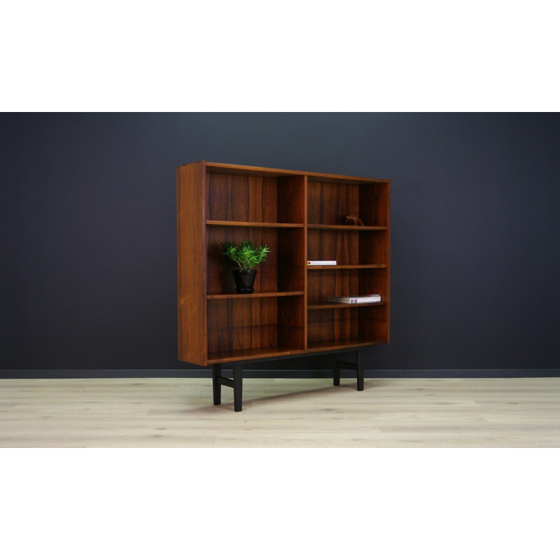 Scandinavian vintage bookcase in rosewood - 1970s