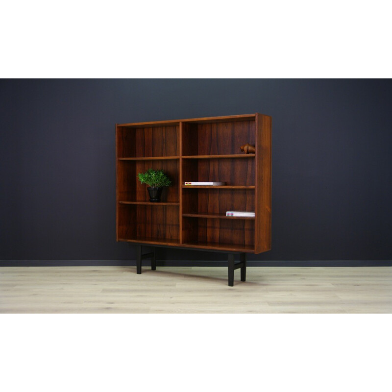 Scandinavian vintage bookcase in rosewood - 1970s