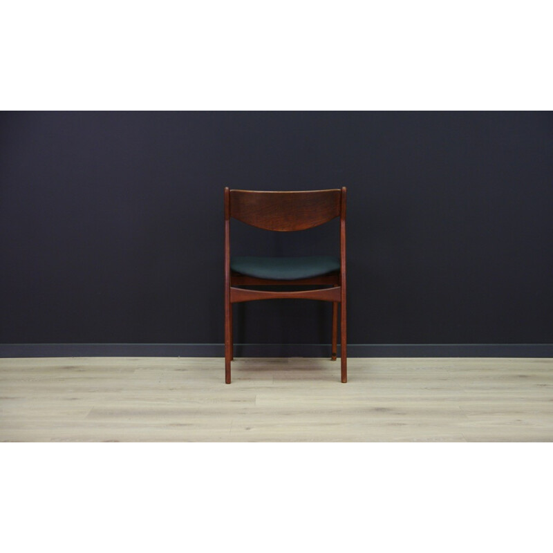 Vintage scandinavian black chair - 1960s