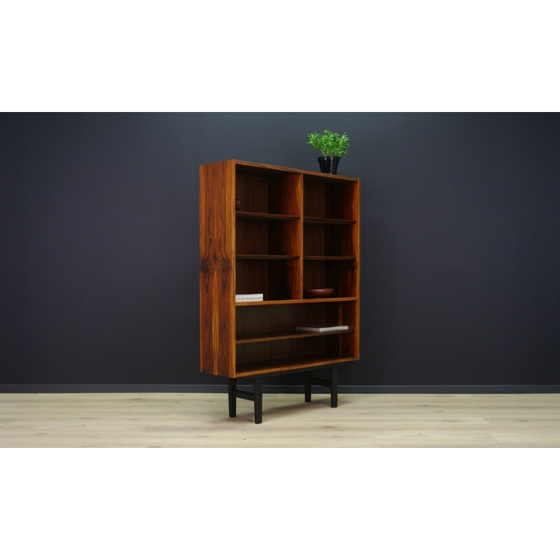 Vintage bookcase in rosewood by Poul Hundevad - 1960s