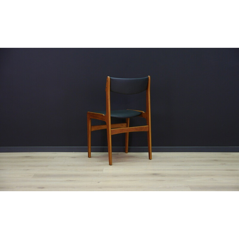 Suite de 2 chaises vintage scandinave en teck - 1970