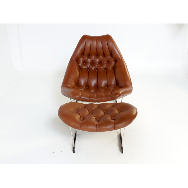 Lounge Chair et ottoman, Geoffrey HARCOURT - années 60