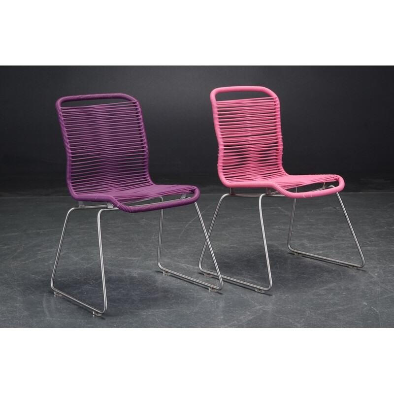 2 chaises Tivoli vintage pour enfants, Verner Panton - 1950