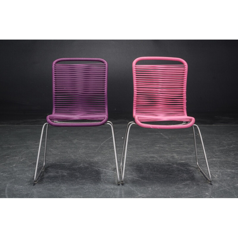 Set of two mid-century Tivoli chairs by Verner Panton - 1950s