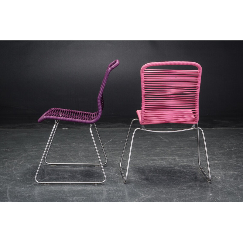 Set of two mid-century Tivoli chairs by Verner Panton - 1950s